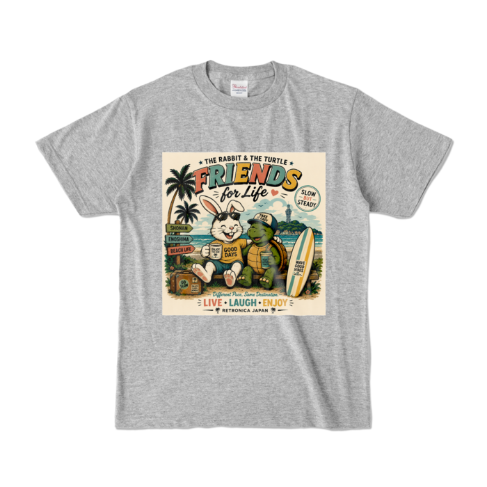 カラーTシャツ - S - 杢グレー (濃色)