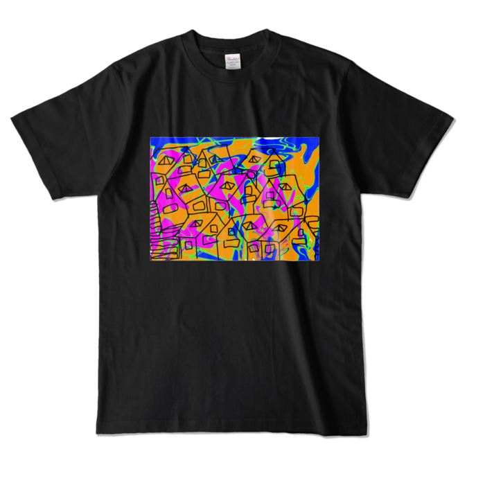 カラーTシャツ - L - ブラック (濃色)