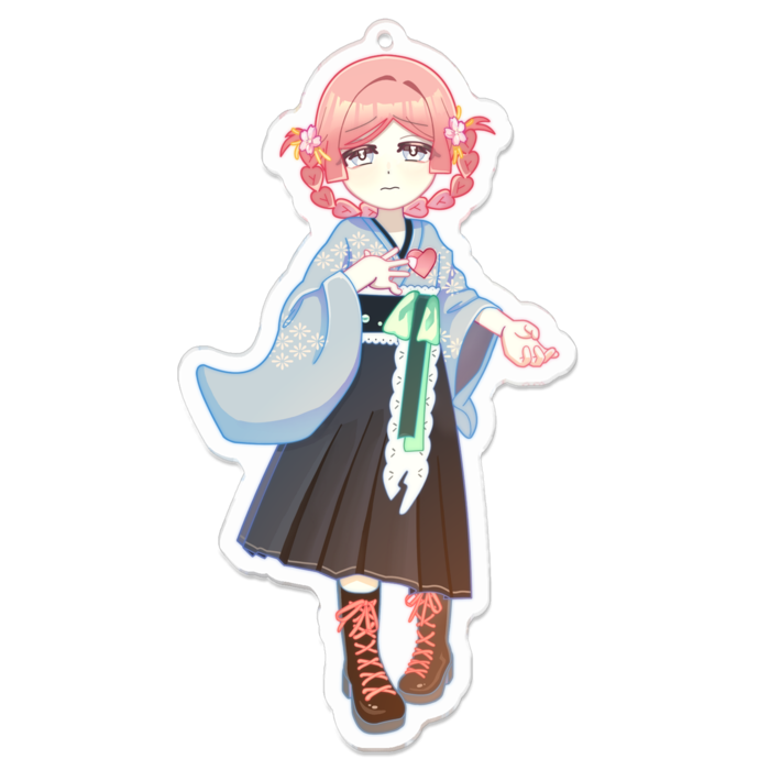 アクリルキーホルダー　100 x 100 (mm)