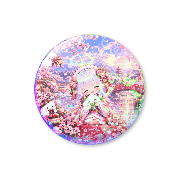 ホログラム缶バッジ - 25mm
