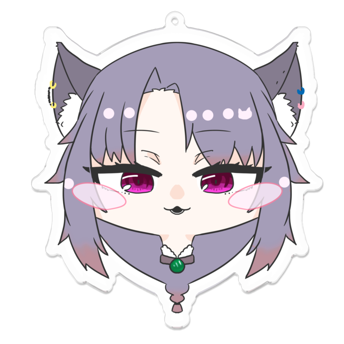 アクリルキーホルダー - 100 x 100 (mm)