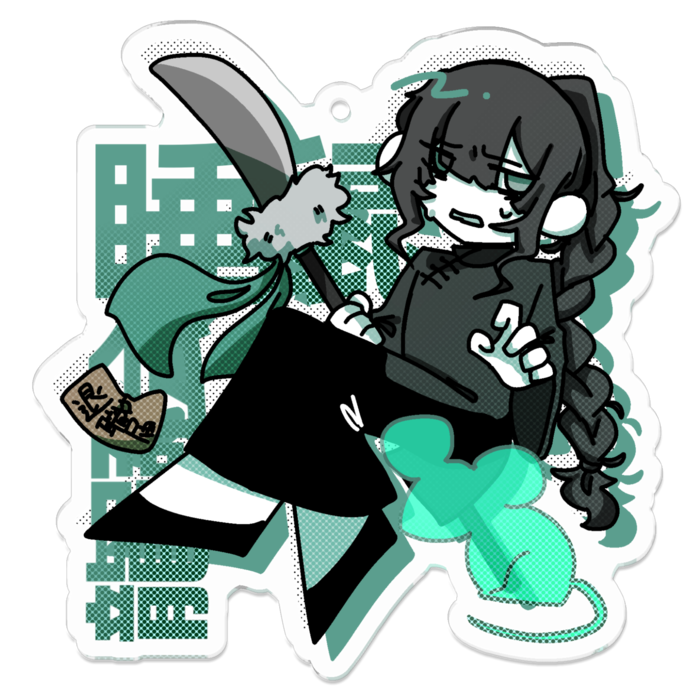 アクリルキーホルダー - 70 x 70 (mm)