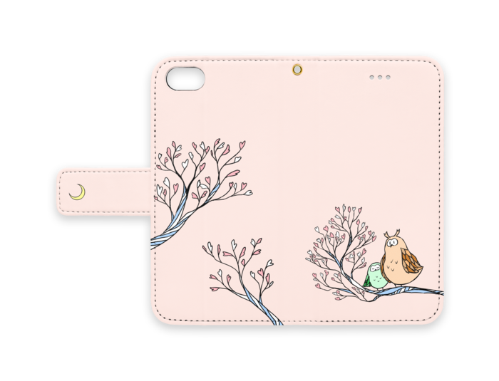 手帳型iPhoneケース - iPhone7 - ストラップ穴 あり