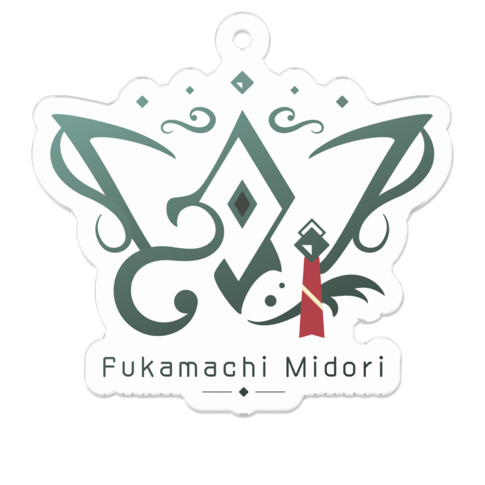 アクリルキーホルダー(コーティング) - 50 x 50 (mm)