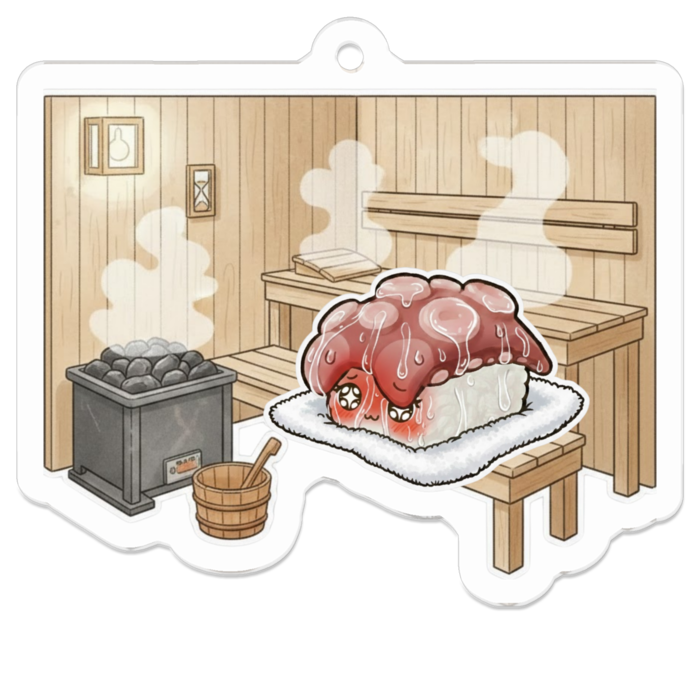 アクリルキーホルダー - 50 x 50 (mm)