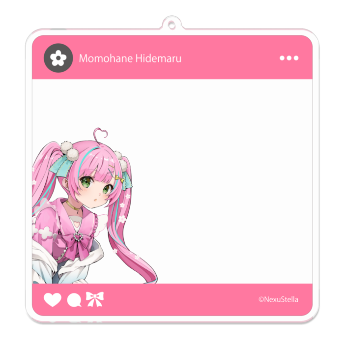 アクリルキーホルダー - 100 x 100 (mm)