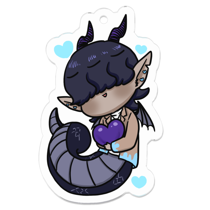 アクリルキーホルダー - 50 x 50 (mm)