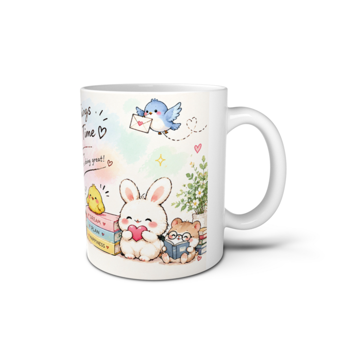 マグカップ - 直径 8cm / 高さ 9.5cm