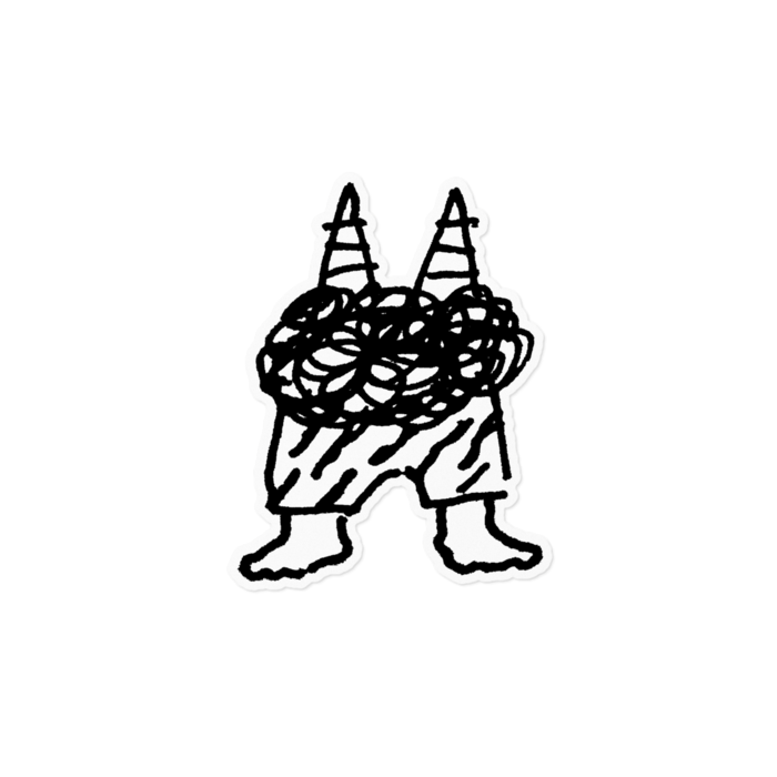 ステッカー - 160 x 160 (mm)