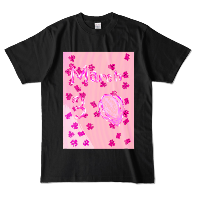 カラーTシャツ - L - ブラック (濃色)