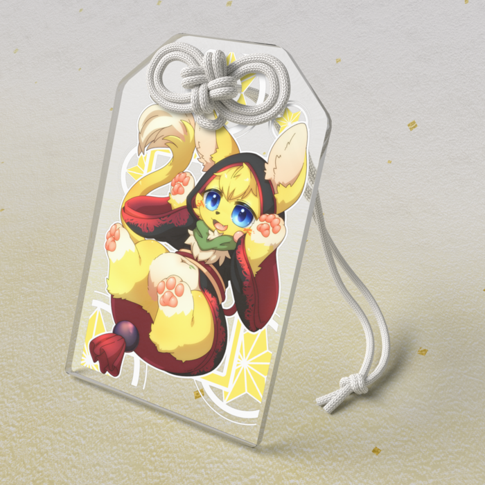 アクリルお守り - 50 × 80mm