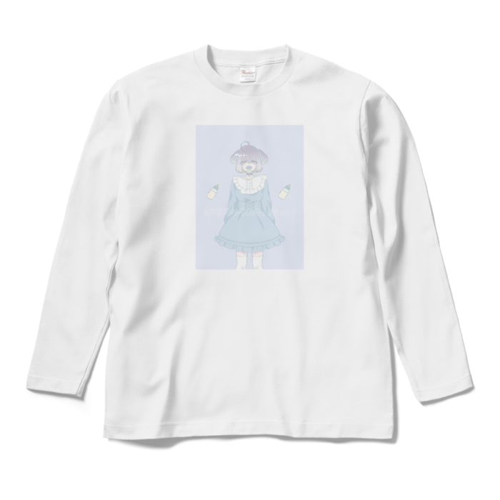 ばぶロングスリーブTシャツ - M - ホワイト