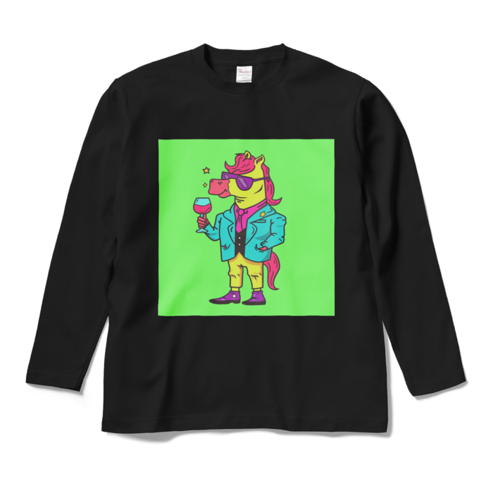 ロングスリーブTシャツ - M - ブラック