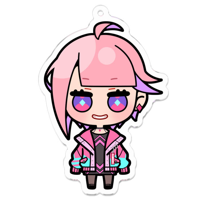 アクリルキーホルダー - 70 x 70 (mm)