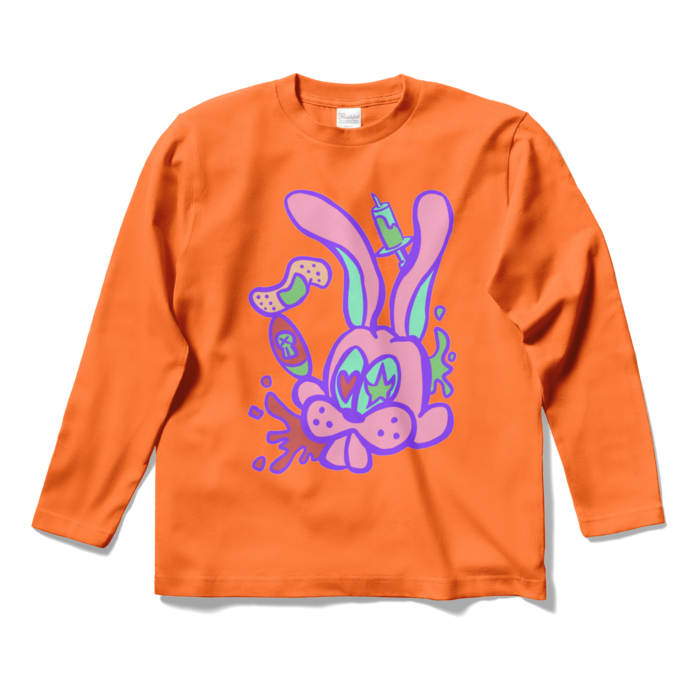 ロングスリーブTシャツ - S - オレンジ