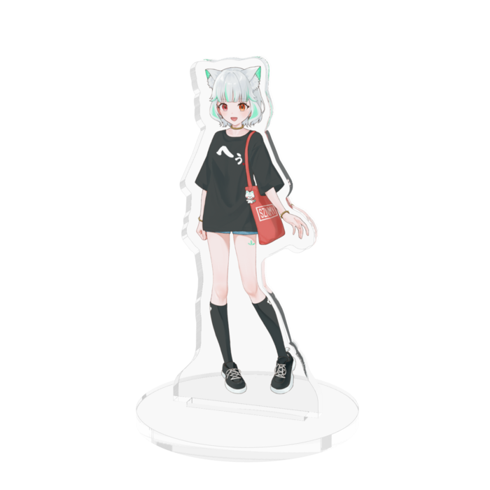黒アクリルスタンド - 70x70mm