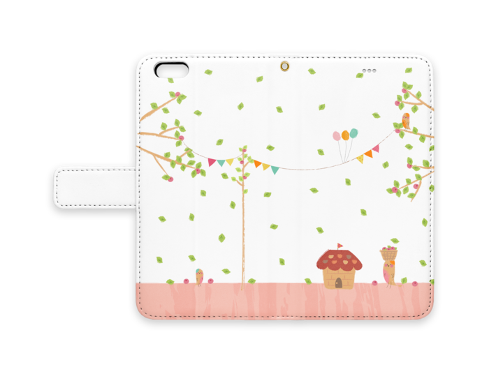 手帳型iPhone6 Plusケース - ストラップ穴 あり