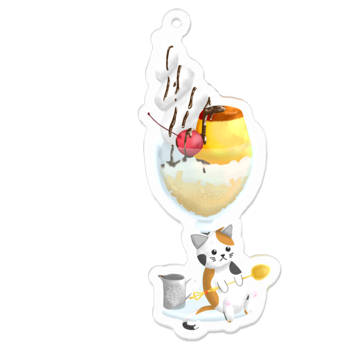 アクリルキーホルダー - 70 x 70 (mm)