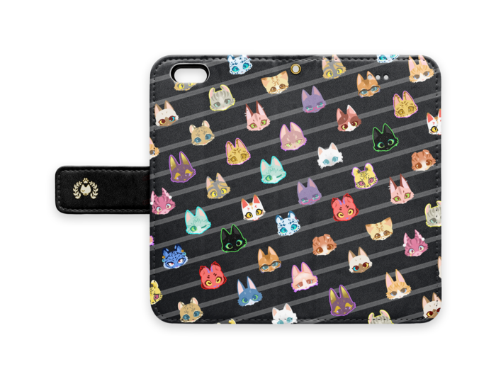 ブラック - iPhone 6 / 6s - ストラップ穴 あり