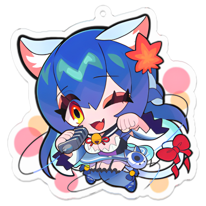 アクリルキーホルダー - 70 x 70 (mm)
