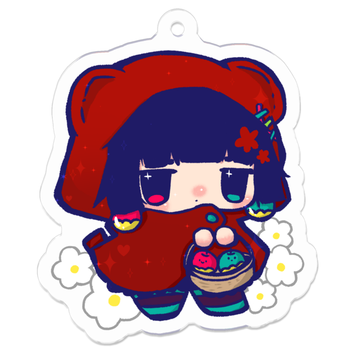 アクリルキーホルダー - 50 x 50 (mm)