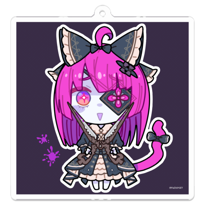 アクリルキーホルダー - 70 x 70 (mm)