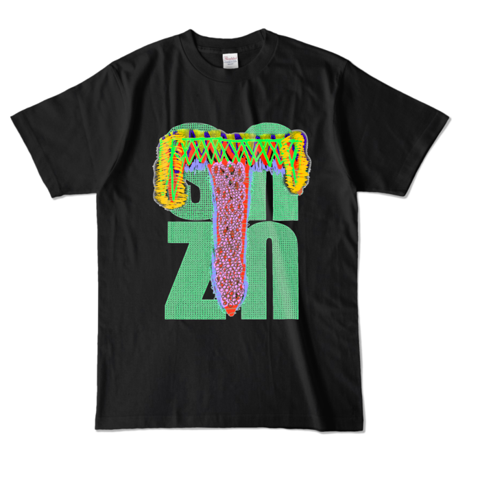 カラーTシャツ - L - ブラック (濃色)