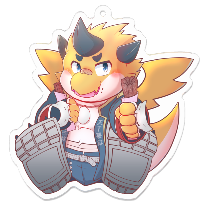 アクリルキーホルダー - 70 x 70 (mm)