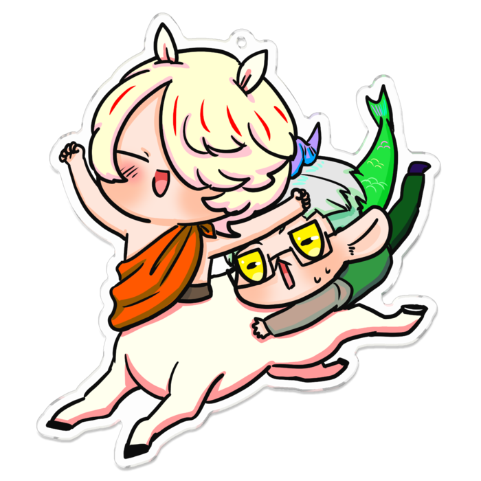 アクリルキーホルダー - 100 x 100 (mm)