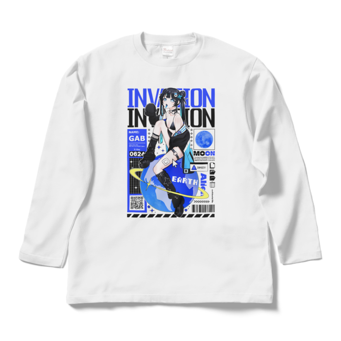 ロングスリーブTシャツ - L - ホワイト