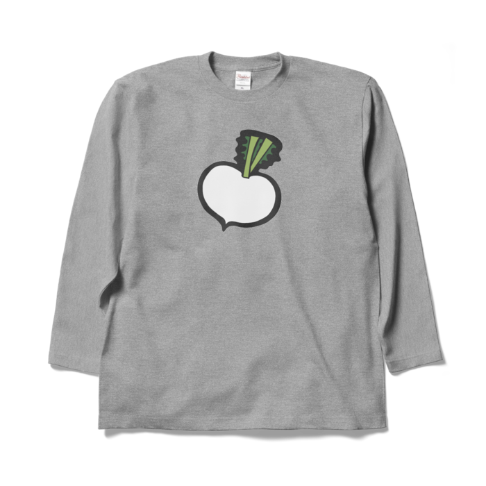 ロングスリーブTシャツ - XL - 杢グレー