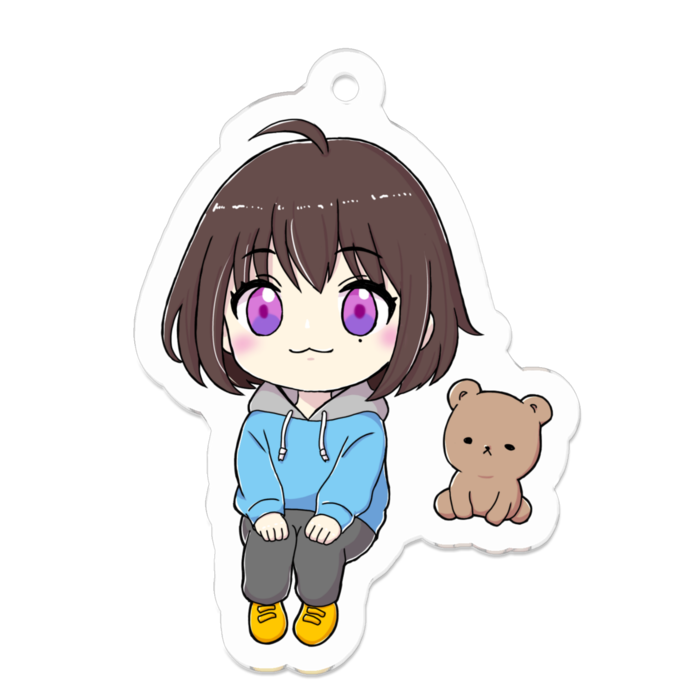 アクリルキーホルダー - 50 x 50 (mm)