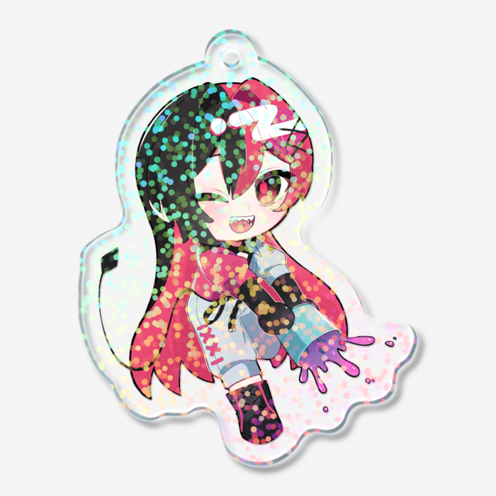 ホログラムアクリルキーホルダー - 50 × 50mm