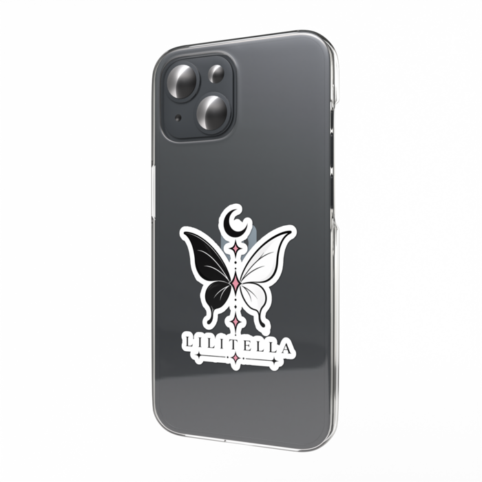 LILITH BUTTERFLY｜スマホケースに挟めるゴシック蝶ステッカー【LILITH COLLECTION】- W55 × H91mm 以内
