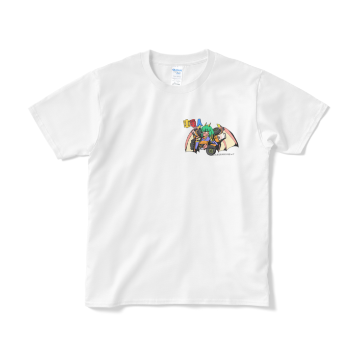 Tシャツ（プリント小） - S - ホワイト(1)