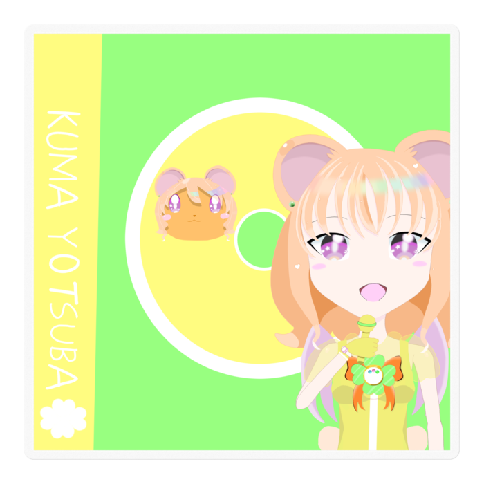 ステッカー - 100 x 100 (mm)