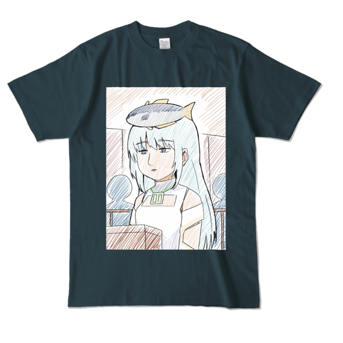 カラーTシャツ - L - デニム (濃色)