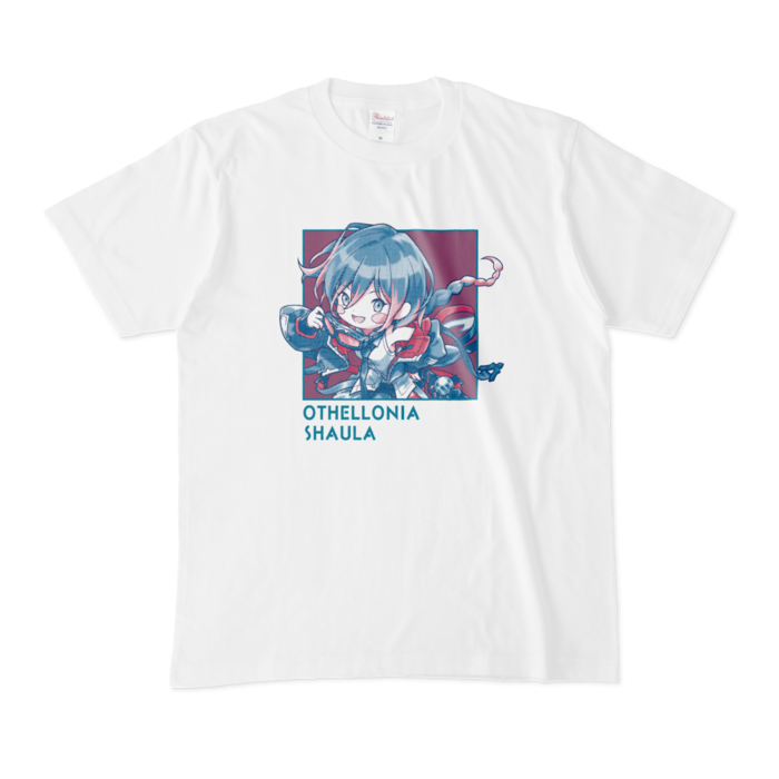 ちびキャラ「シャウラ」 デザインTシャツ(M/ホワイト)