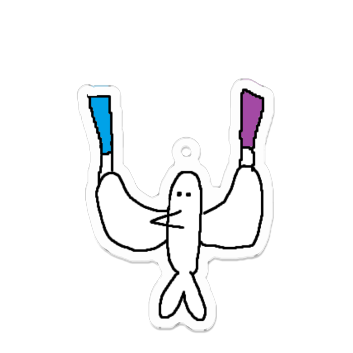 アクリルキーホルダー - 70 x 70 (mm)
