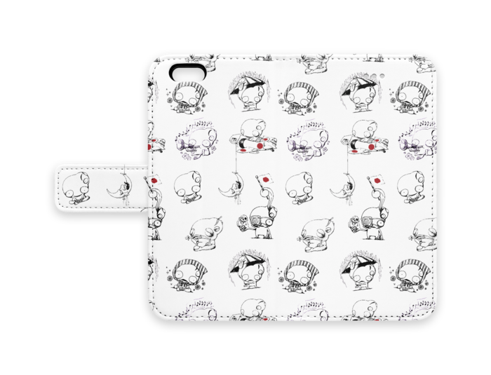 手帳型iPhoneケース - iPhone6 - ストラップ穴 なし