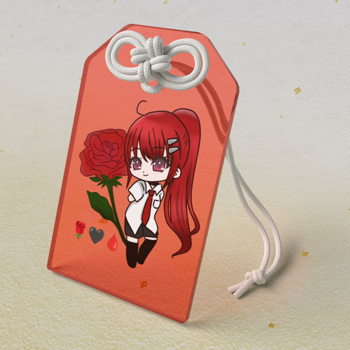 アクリルお守り - 50 × 80mm