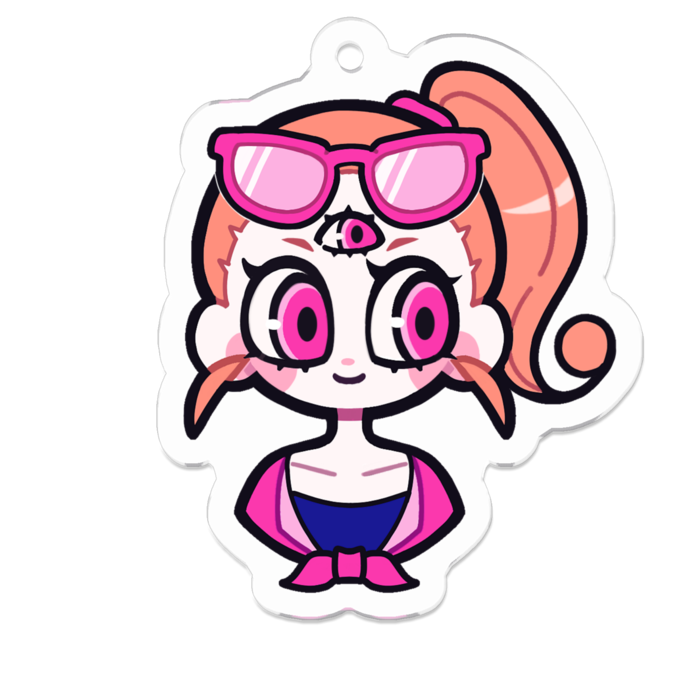 アクリルキーホルダー - 50 x 50 (mm)