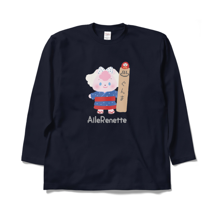 ロングスリーブTシャツ - XL - ネイビー