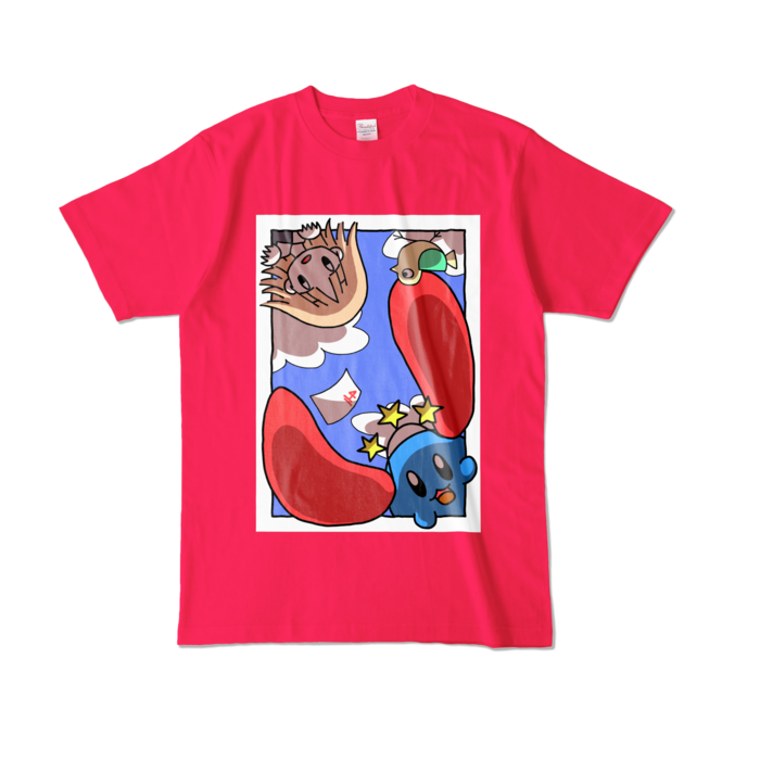 カラーTシャツ - L - ホットピンク (濃色)