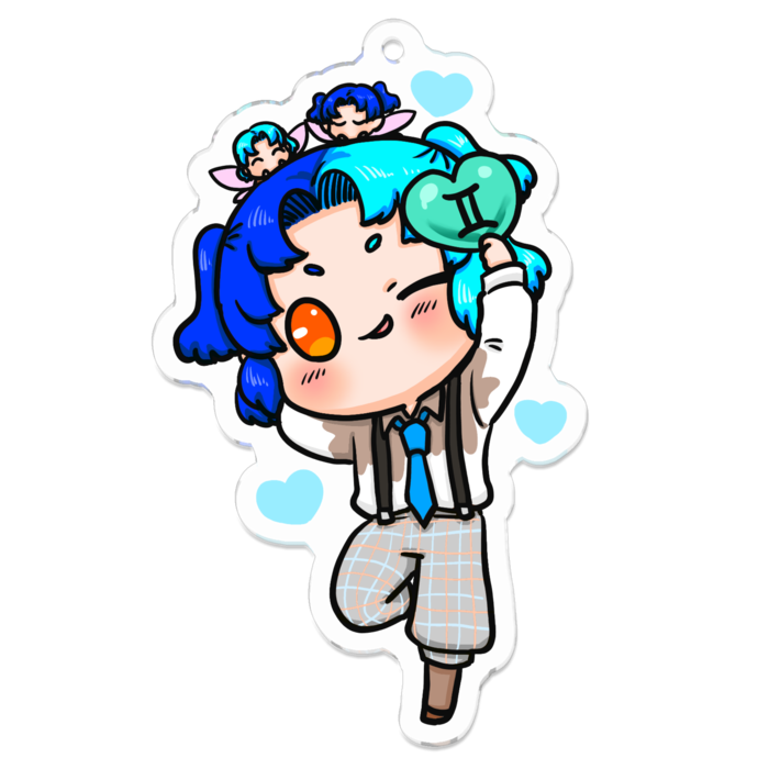 アクリルキーホルダー - 70 x 70 (mm)