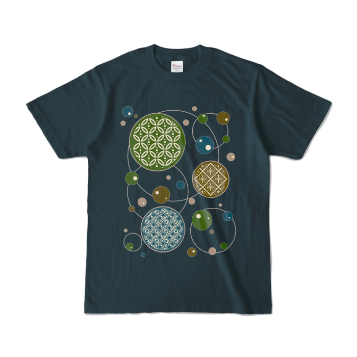 カラーTシャツ - S - デニム (濃色)