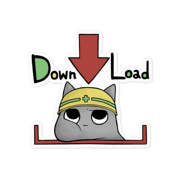 ステッカー - 100 x 100 (mm)