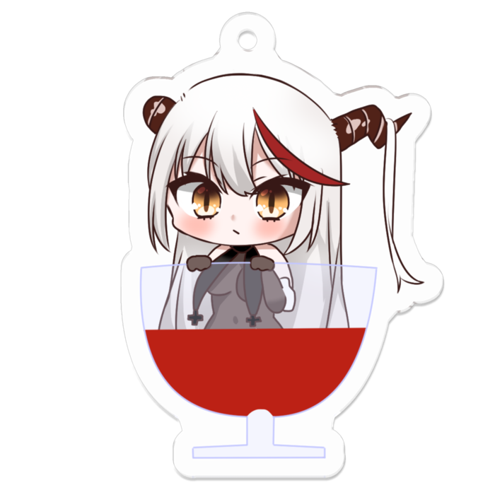 アクリルキーホルダー - 50 x 50 (mm)