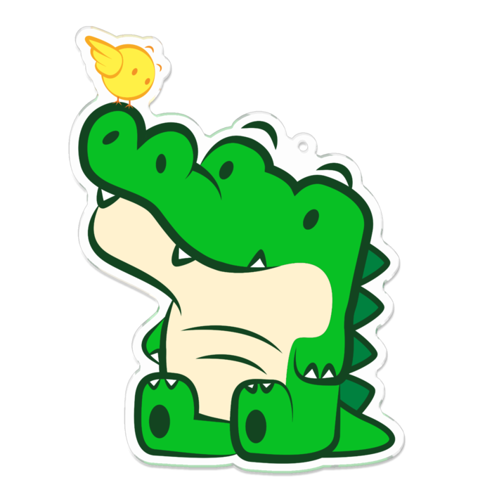 アクリルキーホルダー - 100 x 100 (mm)