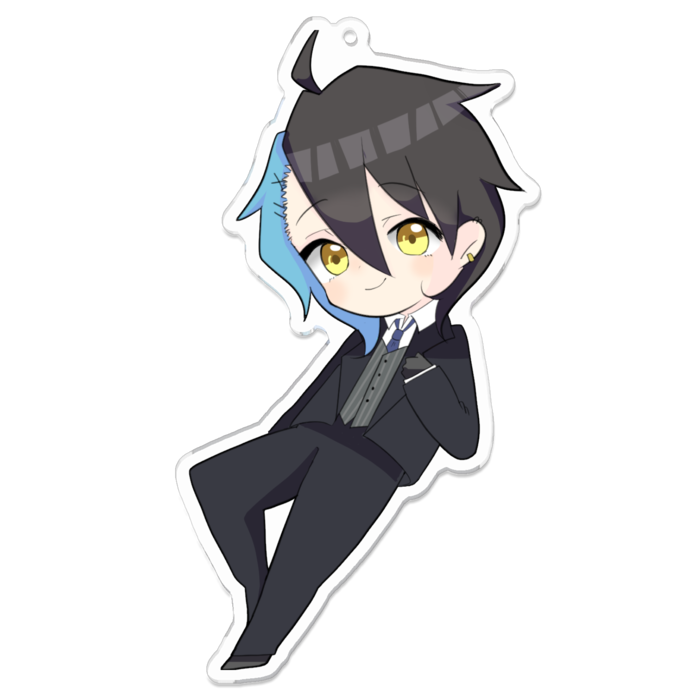 アクリルキーホルダー（コーティング） - 100 x 100 (mm)